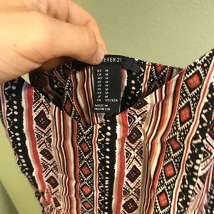 Tribal print tank top